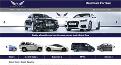 Desktop Screenshot of belvuecars.co.uk